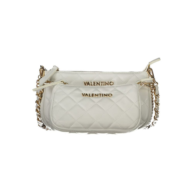 White Polyethylene Women Handbag Valentino Bags