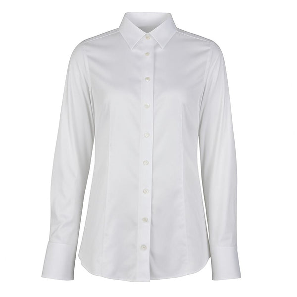 White Cotton Women Shirt Made in Italy