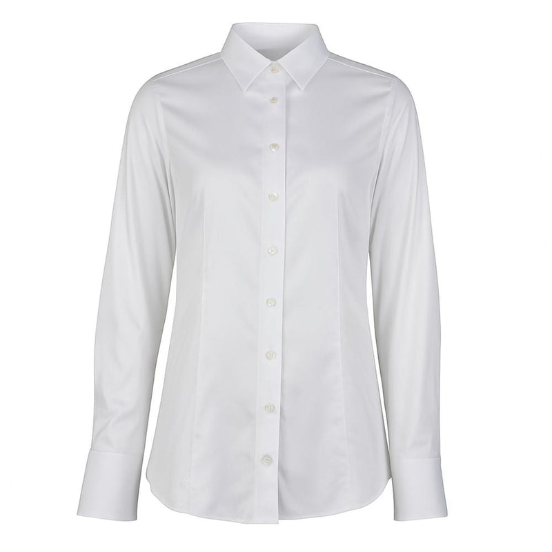 White Cotton Women Shirt Made in Italy