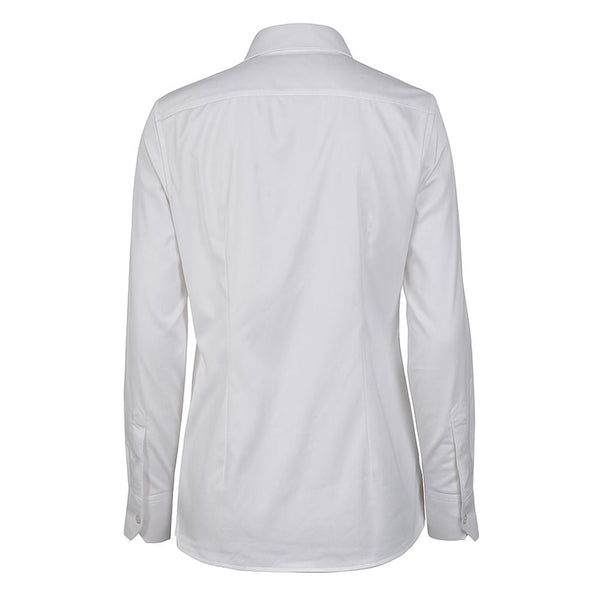 White Cotton Women Shirt Made in Italy
