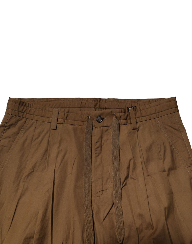 Brown Cotton Chino Mid Waist Men Pants Dolce & Gabbana