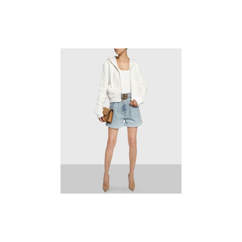 Blue Cotton Short Balmain