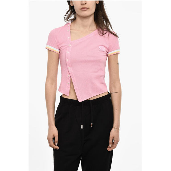 Cropped Asimmetrical Cut Polo Dsquared²