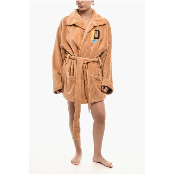Cotton Terry Beach Bathrobe with Belt Dsquared²