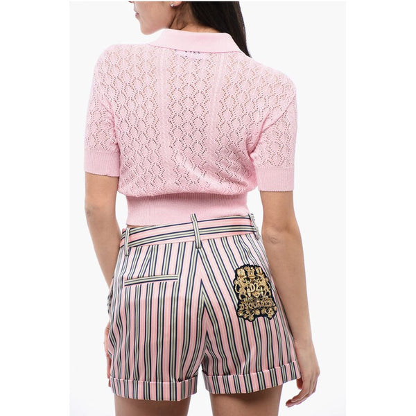 Crochet Cotton Polo Dsquared²