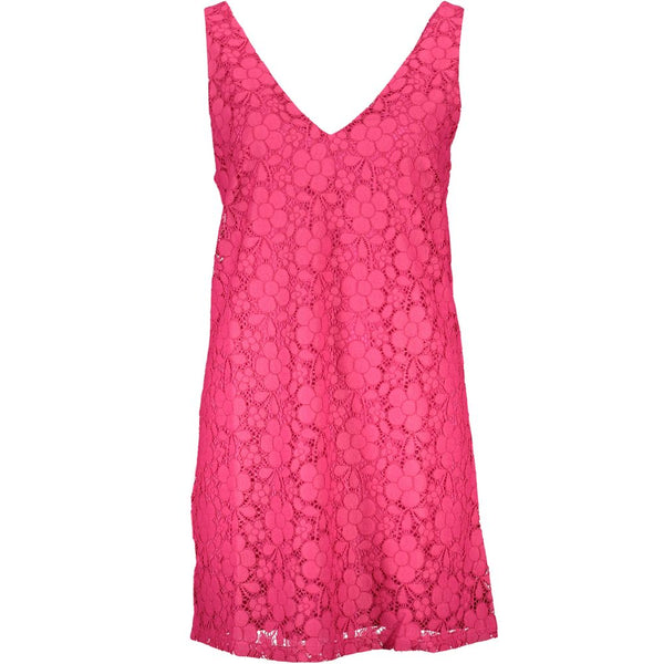 Pink Viscose Women Dress Desigual