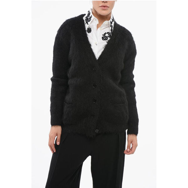 Alpaca Blend Cardigan with 2 Pockets Givenchy