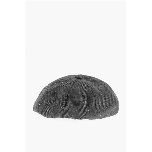 Prince of Wales Motif Virgin Wool Basco Hat Dior