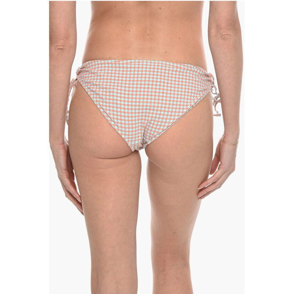 Gingham Checked FILIPPA Tie-Side Bikini Bottom Samsoe Samsoe
