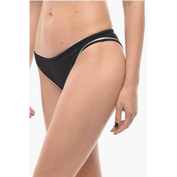 Solid Color Bikini Bottom with Contrasting Edge Karl Lagerfeld