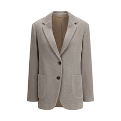 Ribbed deisgn lurex Jacket Brunello Cucinelli