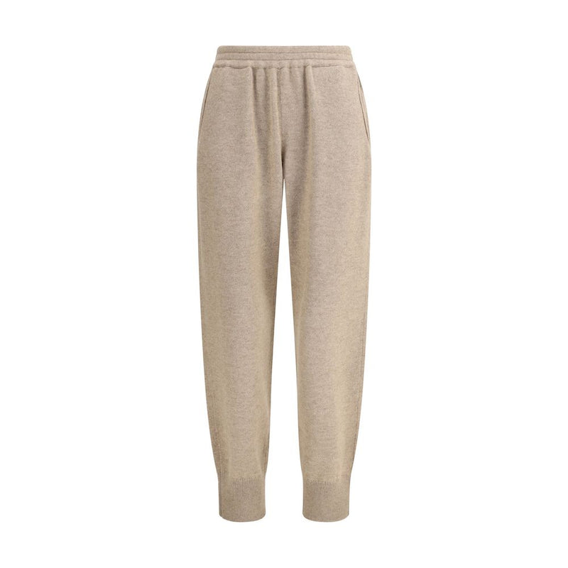 Beige Cashmere Pants Brunello Cucinelli