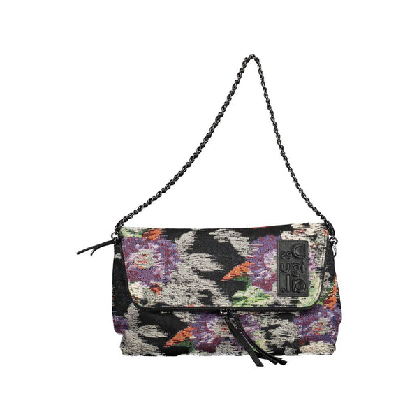 Black Polyester Women Handbag Desigual