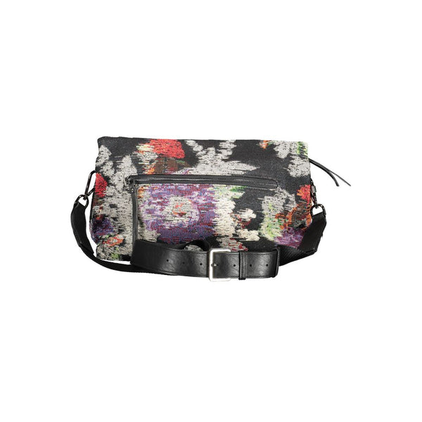Black Polyester Women Handbag Desigual