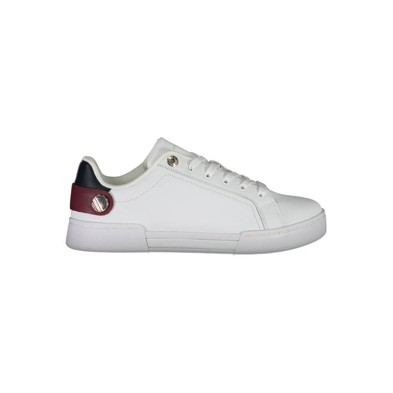 White Polyethylene Women Sneaker Tommy Hilfiger