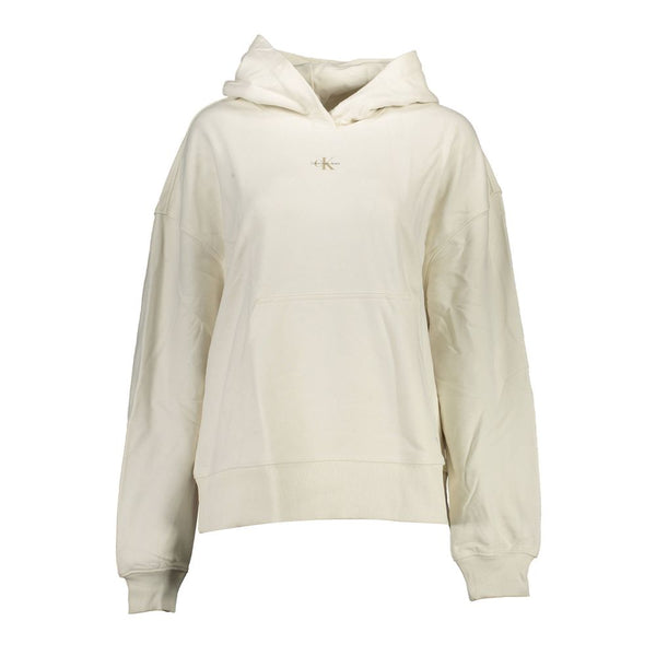White Cotton Women Sweater Calvin Klein
