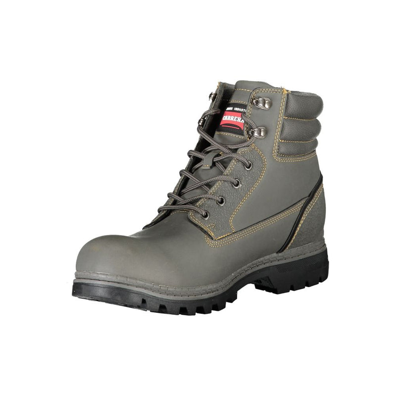 Brown Polyester Men Boot Carrera