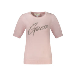 Pink Viscose Women Sweater Guess Jeans
