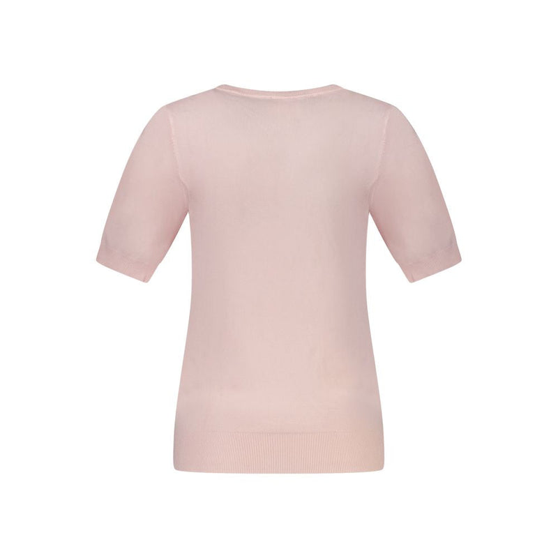 Pink Viscose Women Sweater Guess Jeans