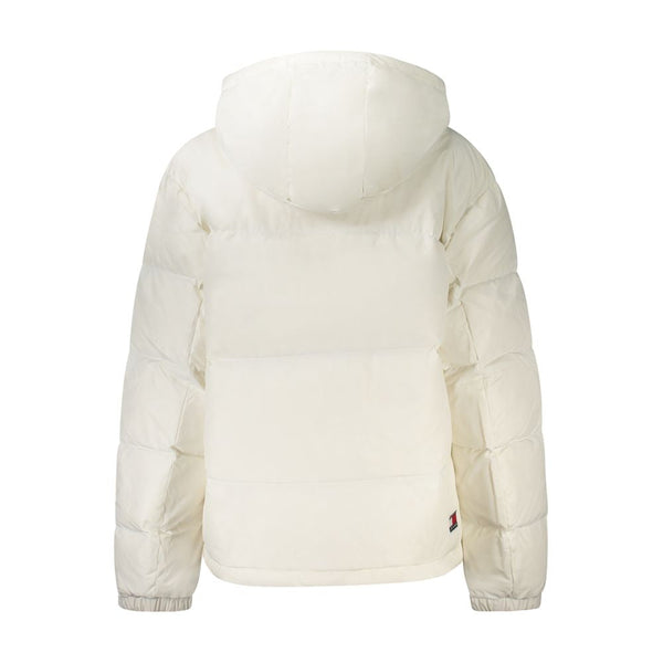 White Polyester Women Jacket Tommy Hilfiger
