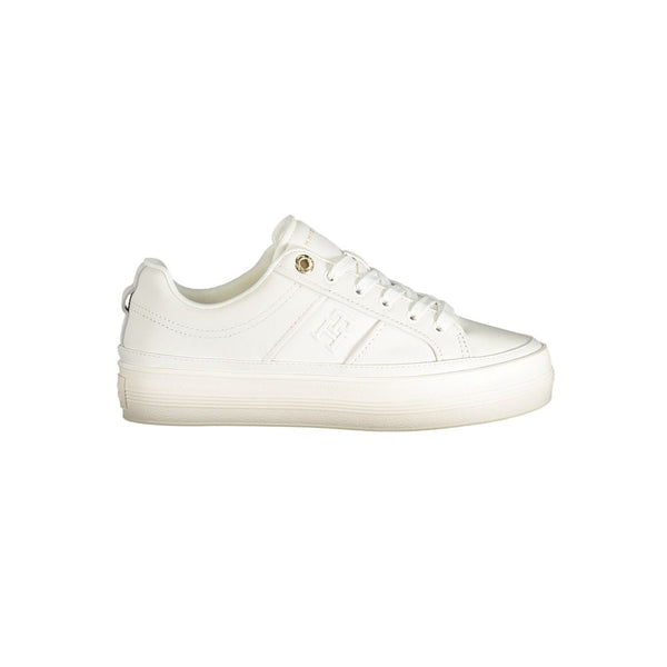 White Polyethylene Women Sneaker Tommy Hilfiger
