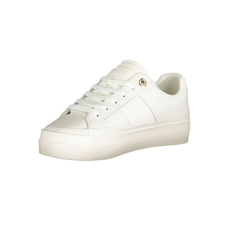 White Polyethylene Women Sneaker Tommy Hilfiger
