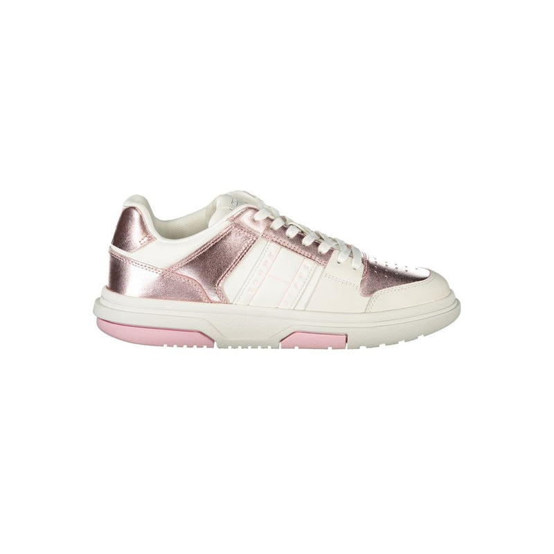 White Polyethylene Women Sneaker Tommy Hilfiger