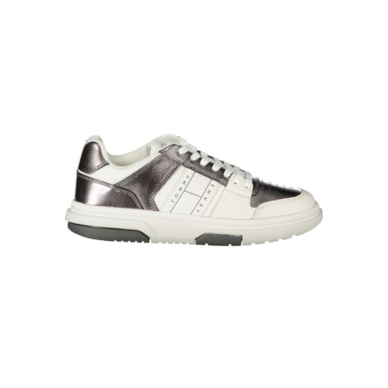 White Polyethylene Women Sneaker Tommy Hilfiger