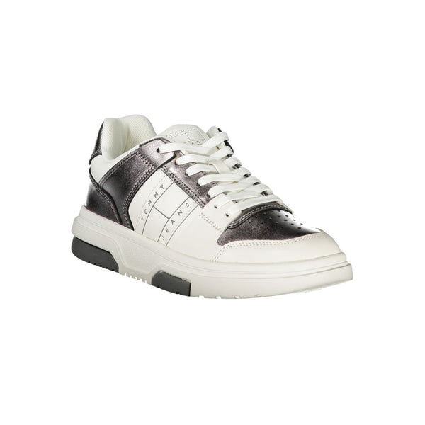 White Polyethylene Women Sneaker Tommy Hilfiger