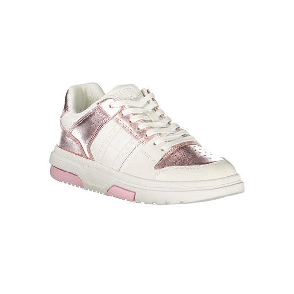 White Polyethylene Women Sneaker Tommy Hilfiger