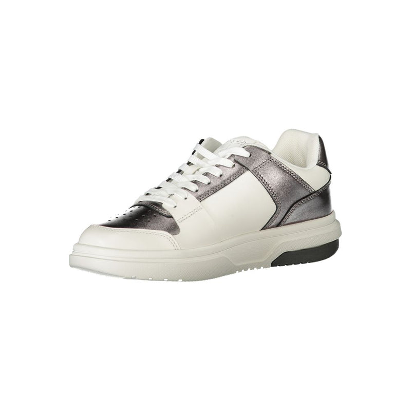 White Polyethylene Women Sneaker Tommy Hilfiger