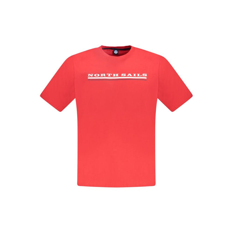 Red Cotton Men TShirt North Sails