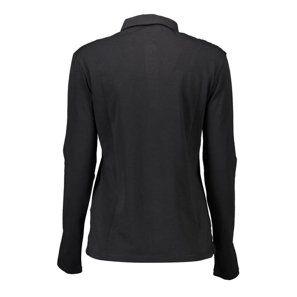 Black Cotton Women Polo Shirt U.S. POLO ASSN.