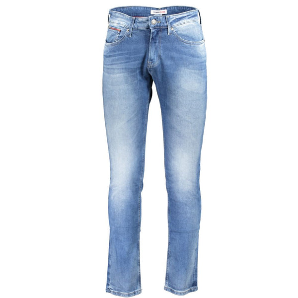 Blue Cotton Men Jeans Tommy Hilfiger