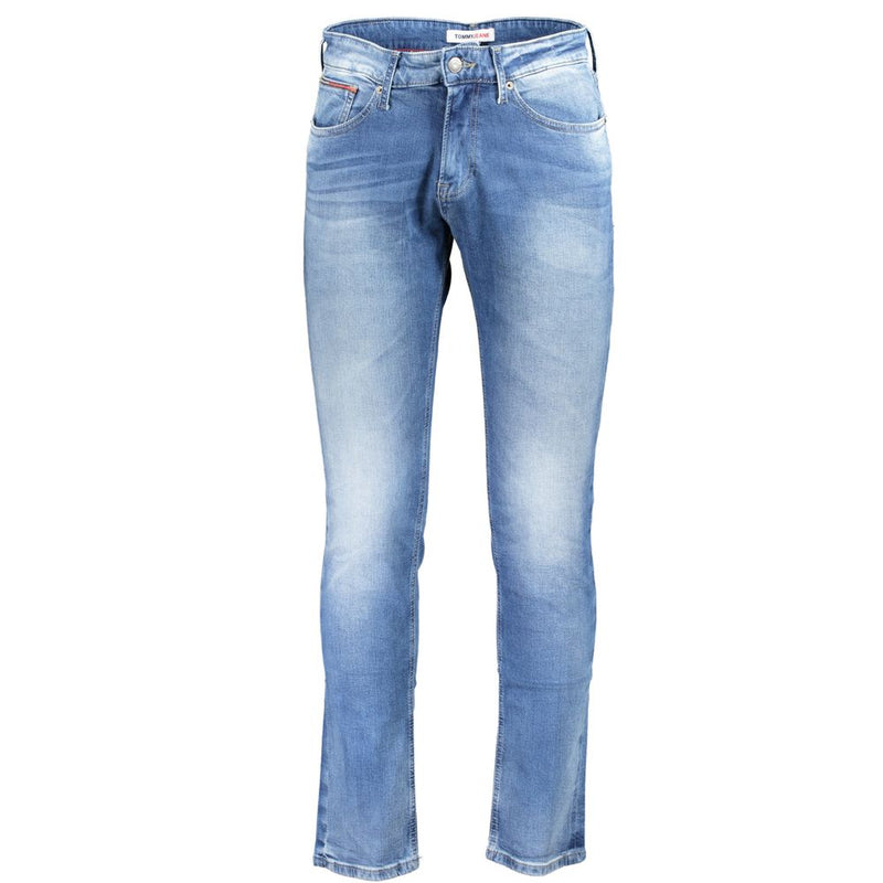 Blue Cotton Men Jeans Tommy Hilfiger