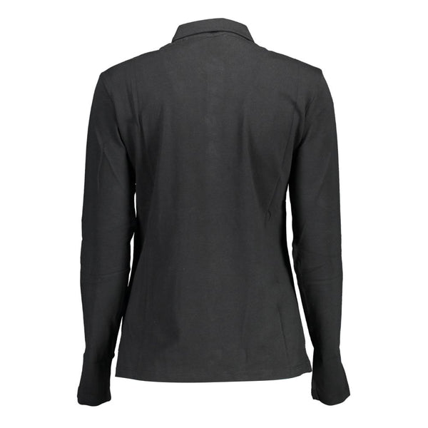 Black Cotton Women Polo Shirt U.S. POLO ASSN.
