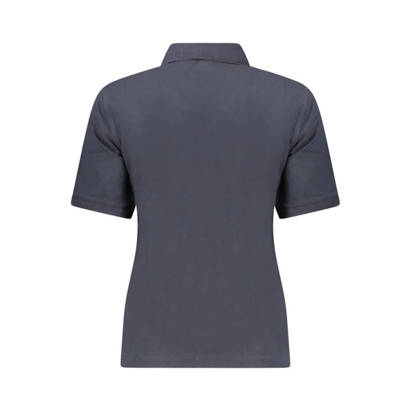 Blue Cotton Women Polo Shirt K-WAY