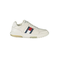 White Leather Women Sneaker Tommy Hilfiger