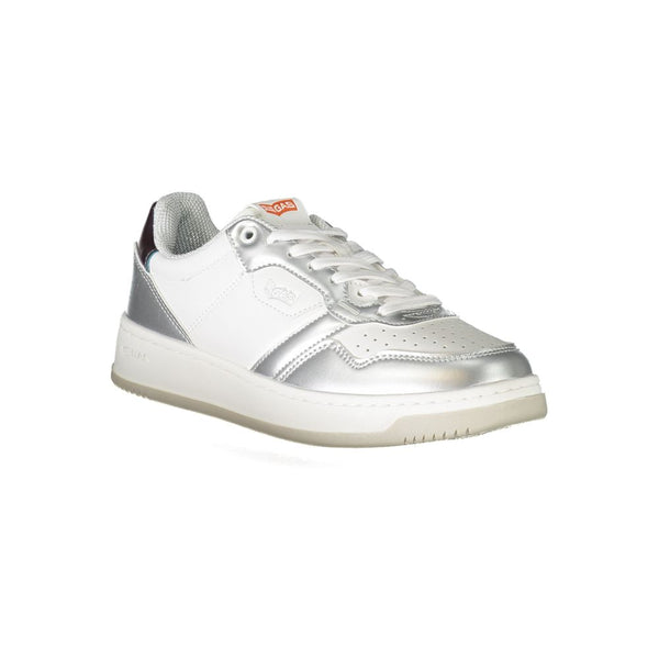White Polyester Sneaker Gas