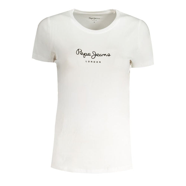 White Cotton Tops & T-Shirt Pepe Jeans