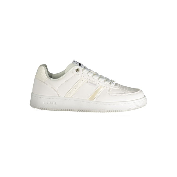 White Polyester Women Sneaker Gas