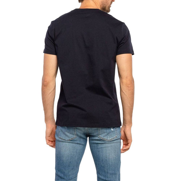 Blue Cotton T-Shirt Balmain