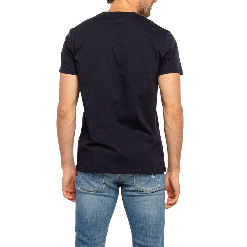 Blue Cotton T-Shirt Balmain