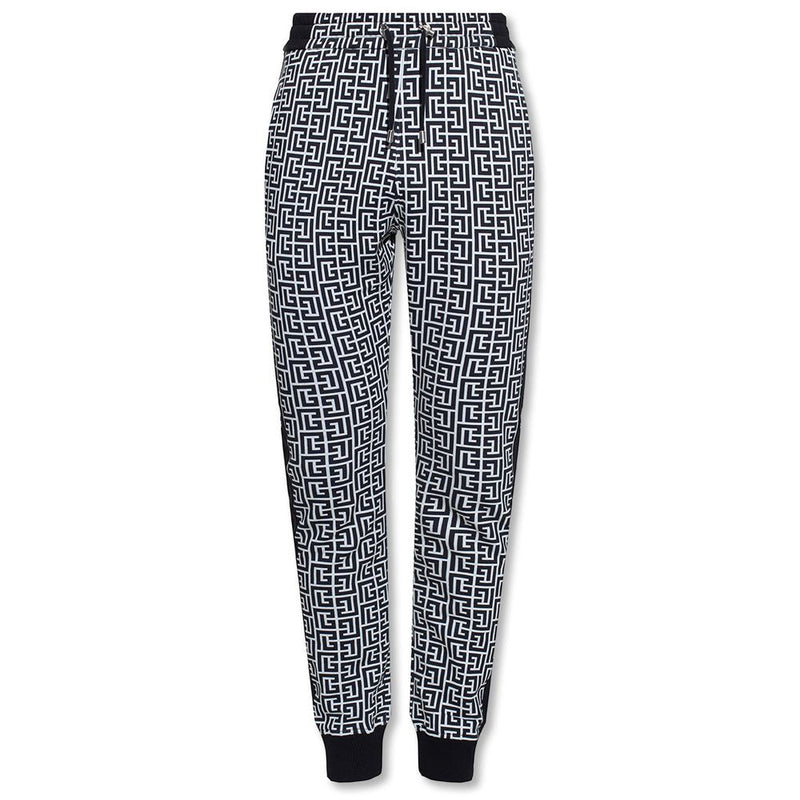 Black Cotton Jeans & Pant Balmain