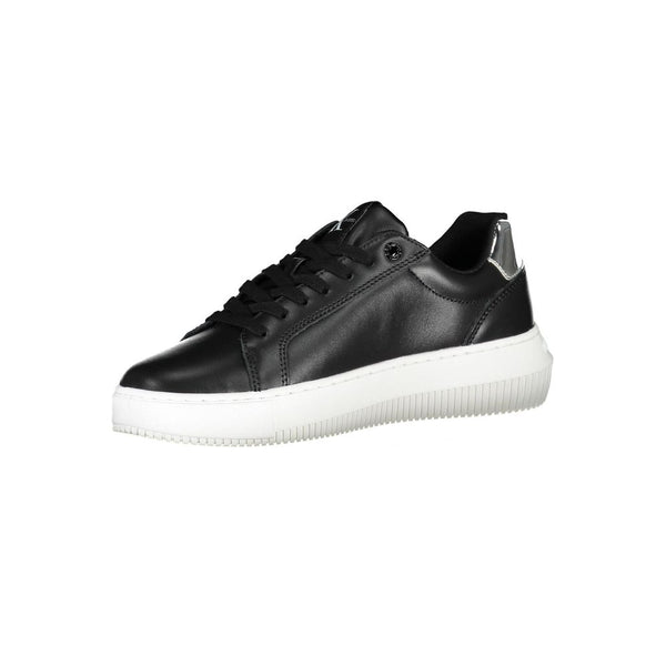 Black Polyester Women Sneaker Calvin Klein