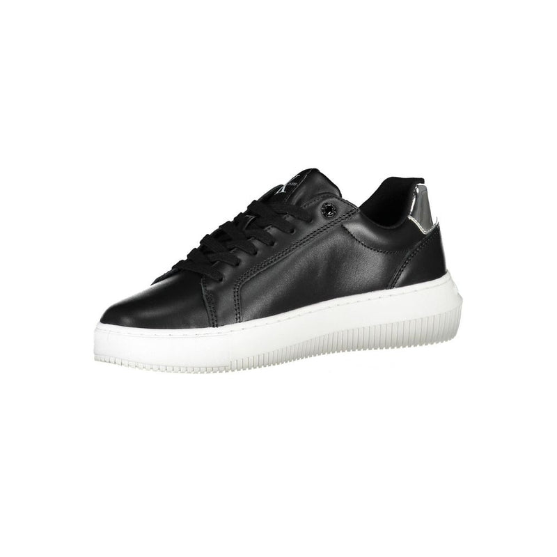 Black Polyester Women Sneaker Calvin Klein
