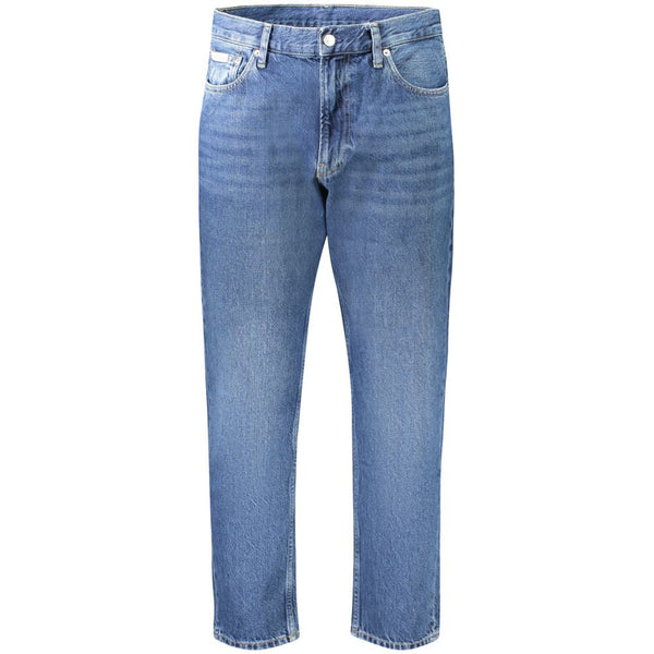 Blue Cotton Men Jeans Calvin Klein