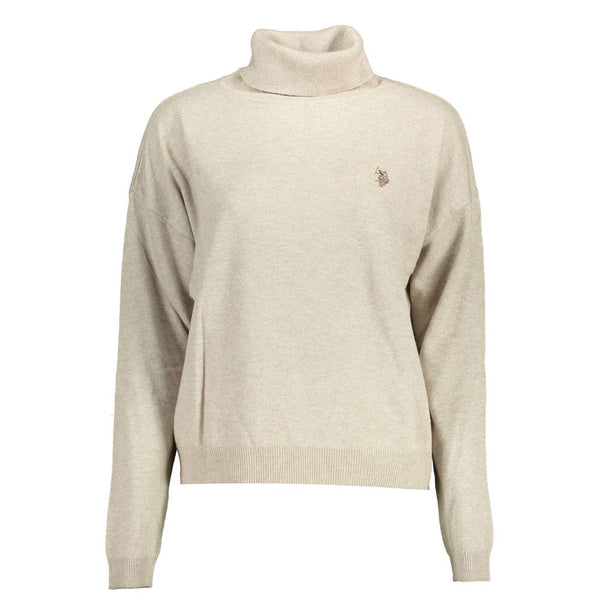 Beige Wool Women Sweater U.S. POLO ASSN.