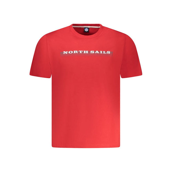 "Red Cotton Men T-Shirt" North Sails