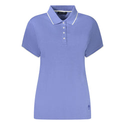 Blue Cotton Women Polo Shirt North Sails